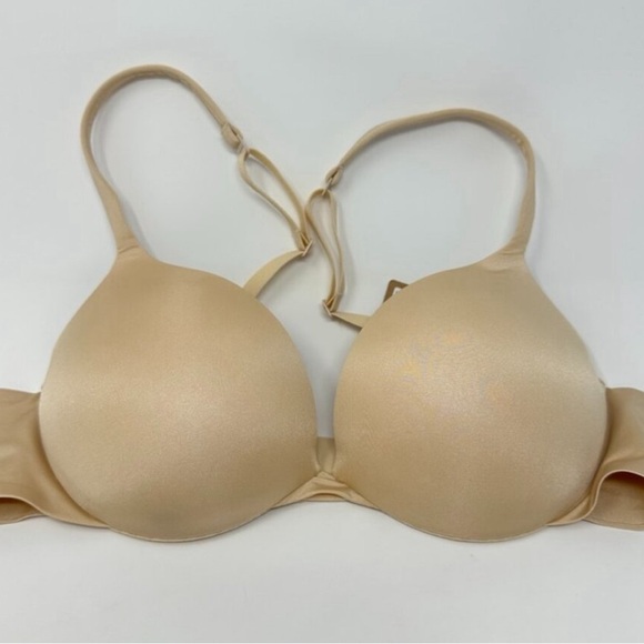 Skims Women’s Ultimate Collection Push-Up Plunge Bra in Sand - Size:36DD - Picture 2 of 8